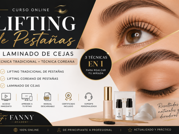 Curso de Lifting coreano y laminado de cejas Online