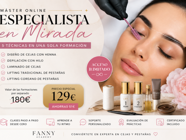 Curso de cejas y pestañas Onlline
